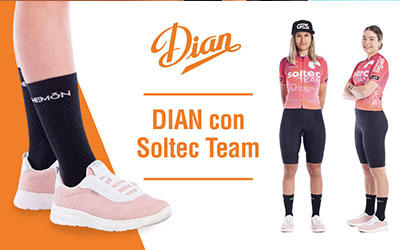 DIAN and the Soltec women’s cycling team: a partnership that promotes sport and self-improvement