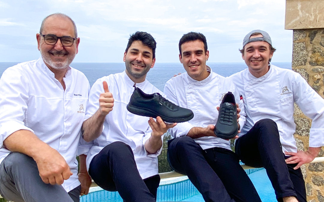 Dian Calzado pisa fuerte en las cocinas de Mallorca: Béns d’Avall, una estrella Michelin, viste con orgullo el modelo Altea Plus